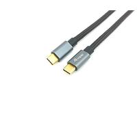 CABLE USB-C MACHO USB-C MACHO USB 3.2 1M TRANSFERENCIA 5G 3A (100W) VIDEO 4K 128354