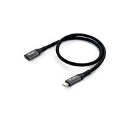 Equip 128370 USB 3.2 Gen 2 C to C Extension Cable, M/F, 0.5m, 4K/60Hz, 10Gbps, B