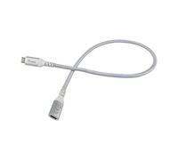 Equip 128375 - Cable alargador USB 3.2 Gen 2 C a C, 0,5 m, M/F, 4K/60 Hz, 10 Gbps, color blanco