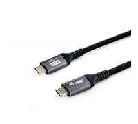 CABLE USB-A MACHO USB-C MACHO USB 4 Gen2x2 1.2M TRANSFERENCIA 20G 100W 4K COLOR NEGRO 128381