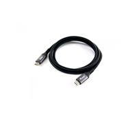 CABLE USB-A MACHO USB-C MACHO USB 4 Gen2x2 1.2M TRANSFERENCIA 20G 100W 4K COLOR NEGRO 128381