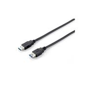 Equip 128399 Cable de extensión USB 3.0, A/M a A/F, 3,0 m, 5 Gbps, negro
