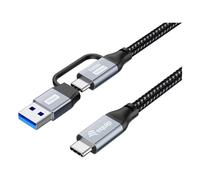 CABLE USB-C A USB-C 2M EQUIP USB 3.2 GEN 2x2 100W 20V 5A 20GBPS 4K60H E-MARK ADAPT. USB-A