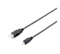 Equip 128523 Cable USB 2.0 Tipo A Macho a Micro-B Macho, 1,8m