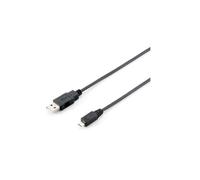 Equip 128594 Cable USB 2.0 tipo A macho a micro-B macho, 1,0 m