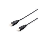 Equip 128861 Cable USB 2.0 Tipo A a Tipo B, 3,0 m , Negro