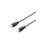 Equip 128862 Cable USB 2.0 Tipo A a Tipo B, 5,0 m , Negro
