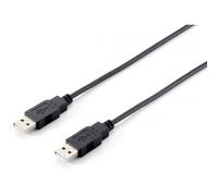 Equip - 128870 Cable USB 2.0 A-A, 1,8 m , Negro