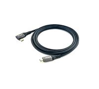 Equip 128892 - Cable USB 2.0 C a C en ángulo de 90°, M/M, 2,0 m, PD 100W, Color Negro
