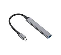 Hub usb tipo c equip life 1 x usb tipo c - 3 x usb 2.0 - aluminio