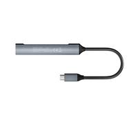 HUB USB-C 3.2 EQUIP LIFE 2 PUERTOS USB 2.0 1 PUERTO USB 3.0 1 PUERTO USB-C + 1 PURETO USB C PD 100W CARCASA DE ALUMINIO 128962 128962