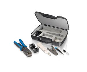Equip 129504 crimpadora juego de herramientas negro, azul, gris, blanc