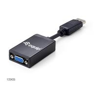 Equip 133435 - Adaptador Display Port a VGA, Color Negro, 32 mm