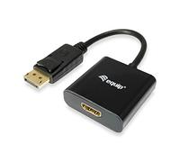 Equip 133438 Adaptador de Cable DisplayPort HDMI Negro - Adaptador para Cable (DisplayPort, HDMI, Male Connector/Female Connector, 0,2 m, Negro)