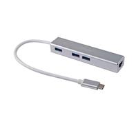 Equip 133481 hub de Interfaz USB 3.2 Gen 1 (3.1 Gen 1) Type-C 5000 Mbit/s Plata