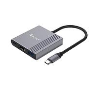 Equip Adaptador USB-C 3 en 1 – HDMI 4K, USB-A y USB-C PD 100W