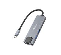 Equip 133496 adaptador multifunción 5 en 1, 2,5 gbe, usb-a x 2, usb-c