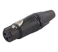 Equip 147931 conector 3-pole xlr negro
