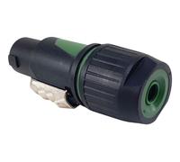 Equip 147932 conector 4-pole speakon negro, verde