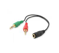 Equip 147942 divisor de audio Negro