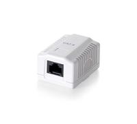 Equip Roseta de superficie Cat6 - RJ45 hembra - Accesorio para redes - Blanco