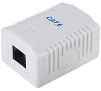 Equip 235213 - caja de montaje en pared (cat. 6, 1 puerto rj45, utp, 1