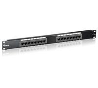 Equip 235316 panel de parcheo 1u - bahía de entrada (rj-45, oro, cat5