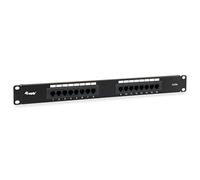 Equip Panel de Conexiones 235317, Cat. 5E, sin blindaje, 16 puertos, Negro