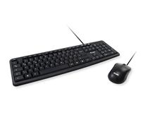 Equip 245200 teclado ratón incluido oficina usb qwertz alemán negro