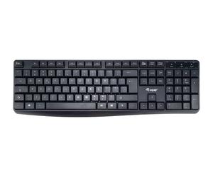 Equip 245215 teclado oficina usb qwerty inglés de ee. uu. negro