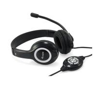 Equip 245301 Auriculares USB con Micrófono Negro