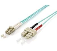 Equip 255312 cable de fibra optica 2 m om3 lc sc turquesa - cable de f