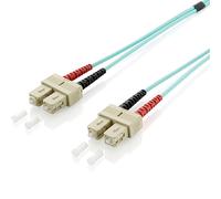 Equip 255321 cable de fibra optica 1 m sc om3 turquesa