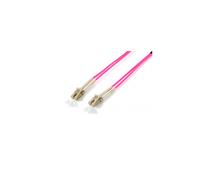 Equip 255512 cable de fibra optica 2 m om4 lc violeta - cable de fibra