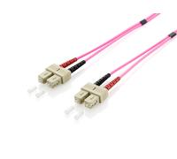 Equip 255526 SC/SC-LWL Patch Cord/OM4/10m/Fibre Optic Cable/Violet