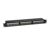 Equip Patch Panel 24x RJ45 Cat6 19 Inches 1HE Black (Importación USA)
