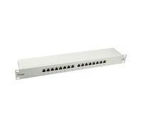 Equip 327316 16-port cat,5e geschirmtes patch panel - hellgrau - 10/10