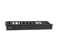 Equip Panel de gestión de cables 327318 para montaje en rack de 19 pulgadas Negro