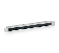 Equip 327411 - Panel pasacables (con cepillo 1U, con barra de soporte)