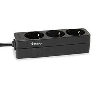 Equip 333280 base múltiple 1,1 m 3 salidas AC Negro