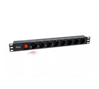 Extensión de PDU óctuple para rack de 19 con interruptor (18 m) - EQUIP