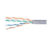 Equip bobina cable 100M Cat6 U/UTP Rígido LSZH - Cable red