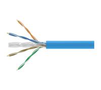 Equip 404542 Cable de red Cat6a U/UTP Azul 305m - Bobina para cableado estructurado 10 Gigabit Ethernet, libre de halógenos (LSZH)