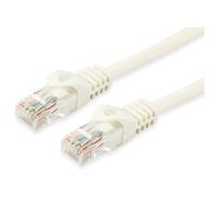 EQUIP 603005 Cable de Red Patch Cord Cat6a U/UTP 5 m Blanco RJ45 a RJ45 LSZH 10 Gigabit Ethernet PoE+