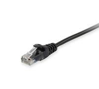 LATIGUILLO U/UTP CAT.6A LIBRE HALOGENOS 1M COLOR NEGRO EQUIP 603052