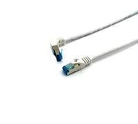 Equip 605801 Cable de conexión S/FTP Cat.6A en ángulo a recto macho, 2,0 m, color blanco