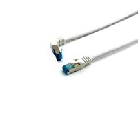Equip Cable de conexión 605801 S/FTP Cat.6A ángulo a recto macho, 2,0 m, blanco