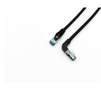 Equip 605892 Cat.6A S/FTP Patch Cable Angled to Straight Plug 3.0 m Black