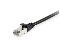 LATIGUILLO APANTALLADO S/FTP CATEGORIA 6A LIBRE DE HALOGENOS 10G 30M COLOR NEGRO EQUIP 606311