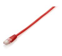 Cable de Red RJ45 U/UTP Cat.6 Rojo (25cm) - EQUIP